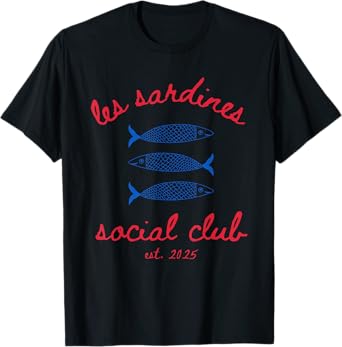 Les Sardines Social Club Tinned Fish Portugal Travel T-Shirt