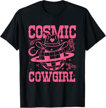 Cosmic Space Cowgirls Shirt Bachelorette Party Rodeo Girls T-Shirt