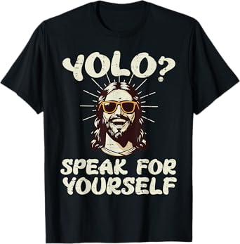 Easter Jesus Yolo Funny Religious Christian Men Women Kids T-Shirt