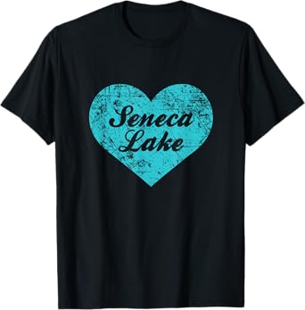 I Love Seneca Lake Shirt, New York Camping Gift T-Shirt