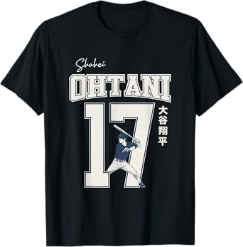 Shohei Ohtani Los Angeles MLB Players 17 Jersey T-Shirt