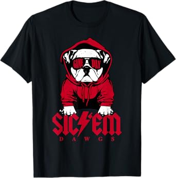 Funny Sic Em Dogs School Spirit For Men Women Kids T-Shirt