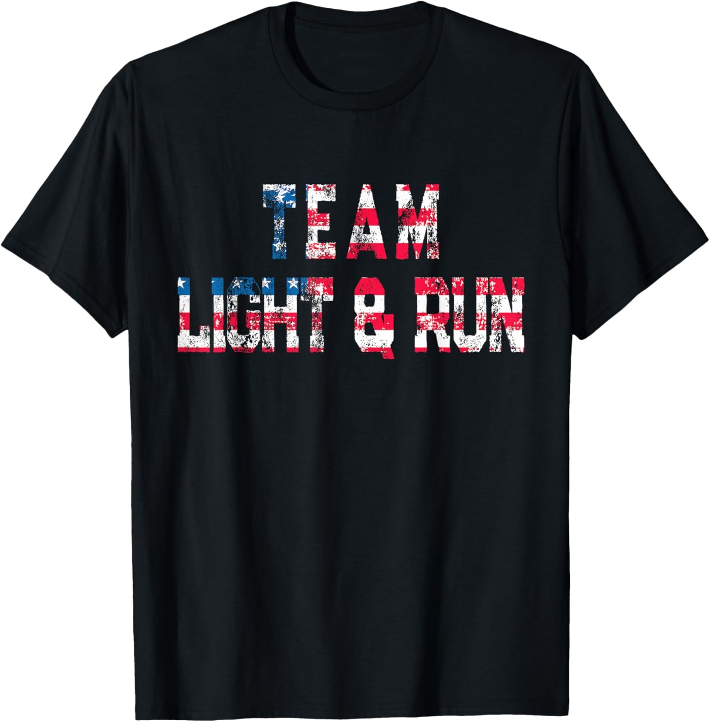 Vintage US Flag Fireworks Lighting Team Fourth of July T-Shirt