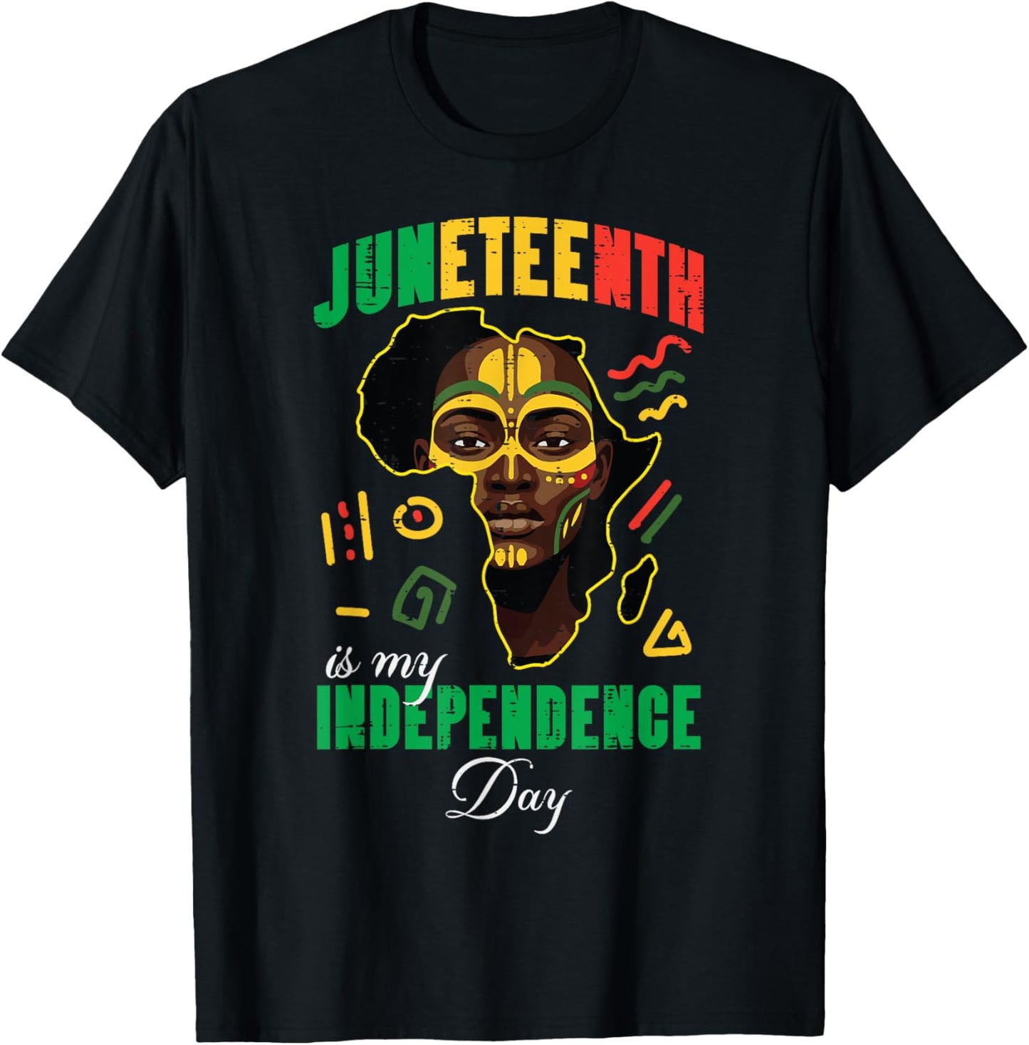 Juneteenth Independence Black African June 19th Men Women T-Shirt