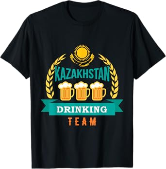 Republic of Kazakhstan Qazaqstan Kazakhian Beer T-Shirt