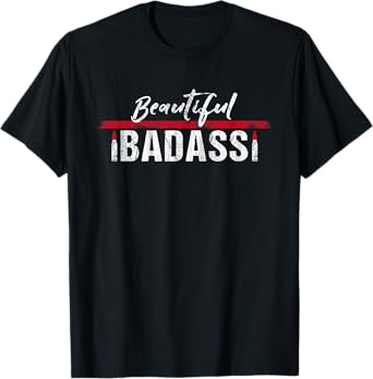 Beautiful Badass Lipstick Ammo TShirt for Women T-Shirt