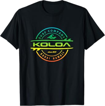 Koloa Surf Multicolor Lightweight Thruster Logo Graphic T-Shirt