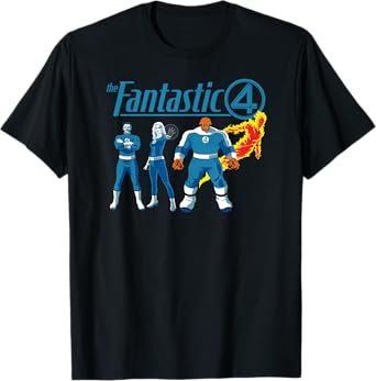 Marvel Studios The Fantastic Four: First Steps Team Together T-Shirt