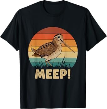 Meep Bird Saying Meep Bird American Woodcocks Meep T-Shirt