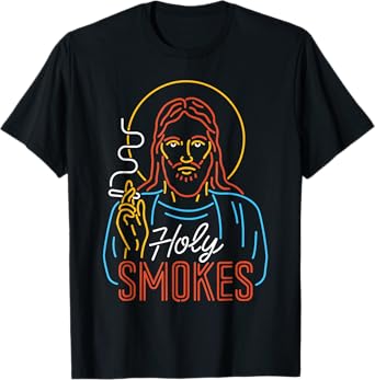 Holy Smokes Funny Jesuss T-Shirt