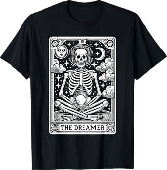 Tarot Card Occult Emo - Gothic The Dreamer T-Shirt