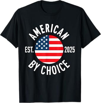 New US Citizen Est. 2025 Citizenship Gift For USA Citizens T-Shirt