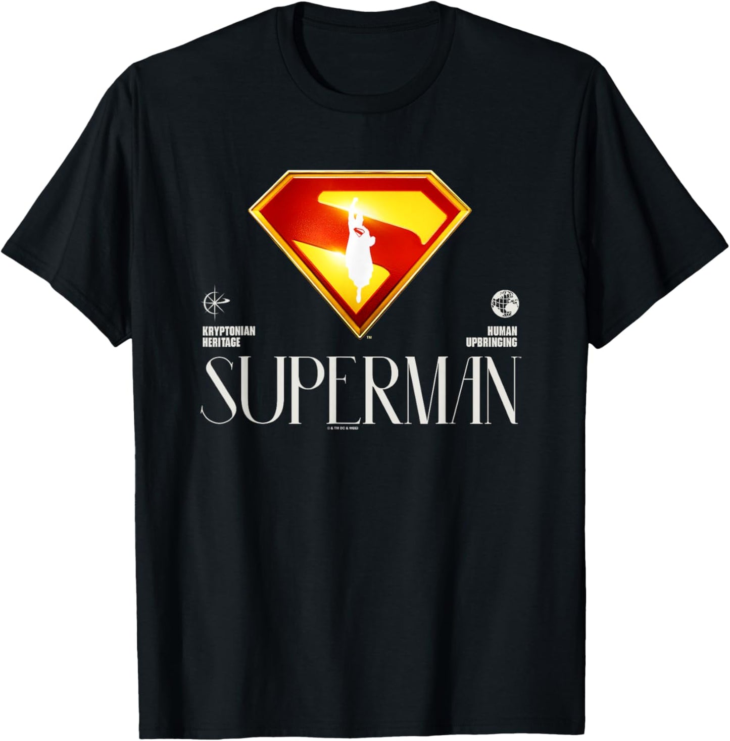 Superman (2025) Kryptonian Heritage S-Shield Logo T-Shirt
