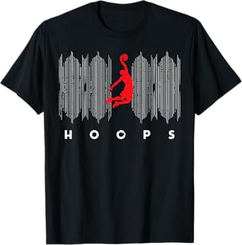 Basketball Dunk Logo Hoops Baller Player Men Boys Kids Youth T-Shirt