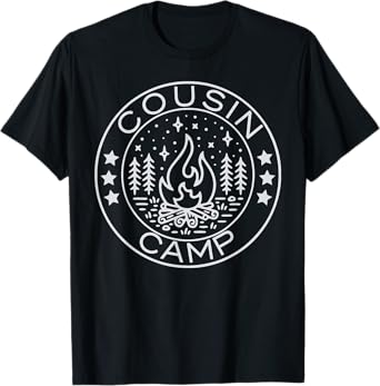 Cousin Camp Camper Camping Crew Campfire Summer Vacation T-Shirt