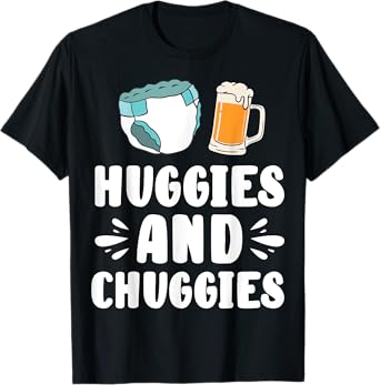 Huggies And Chuggies Father Party T-Shirt