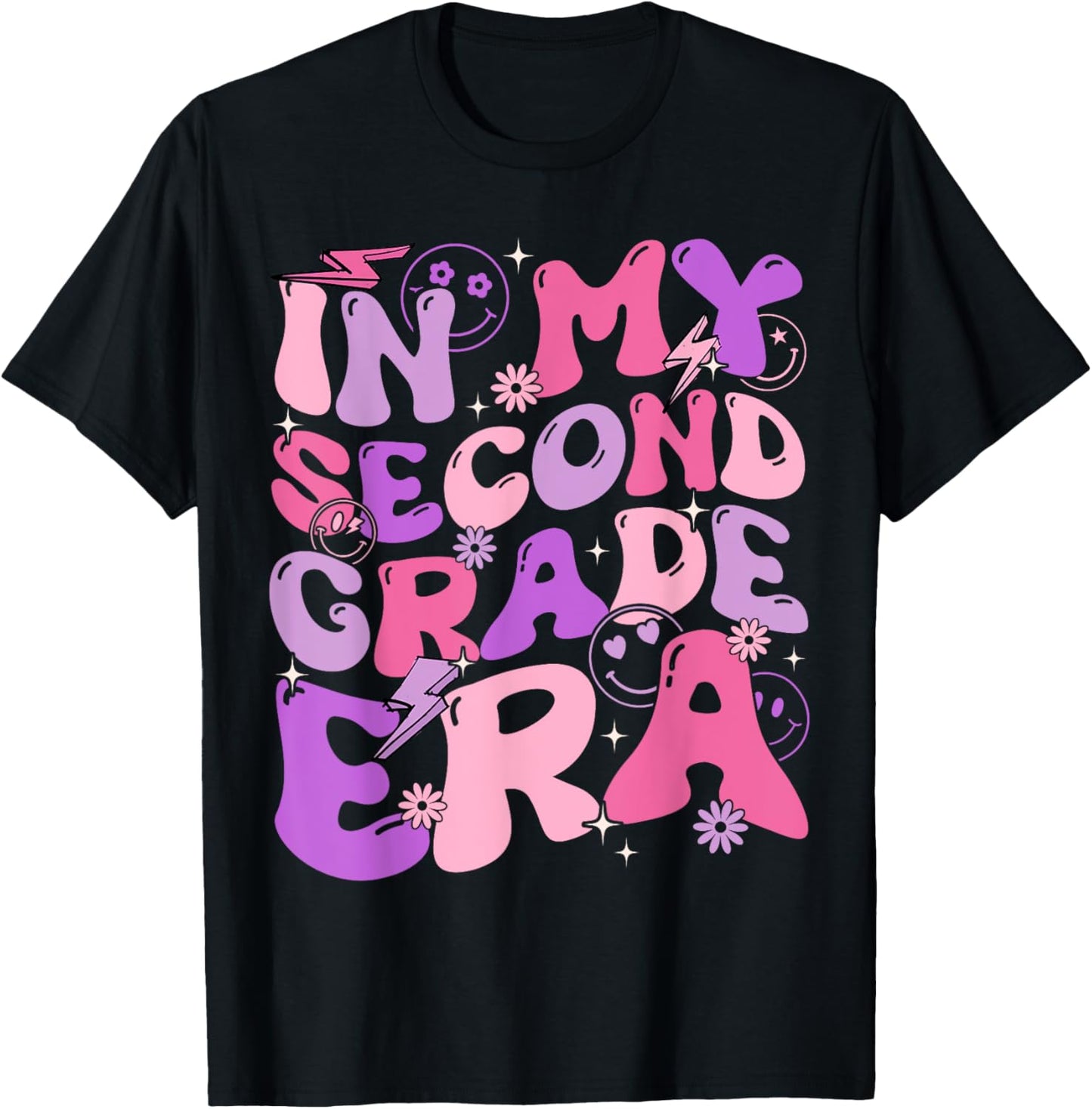 In My Second Grade Era 2nd Grade Teacher Back To School Vintage Style T-shirt by TeeBrew