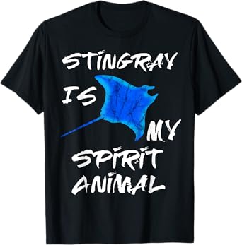 Stingray Is My Spirit Animal Manta Ray Sea Creatures T-Shirt
