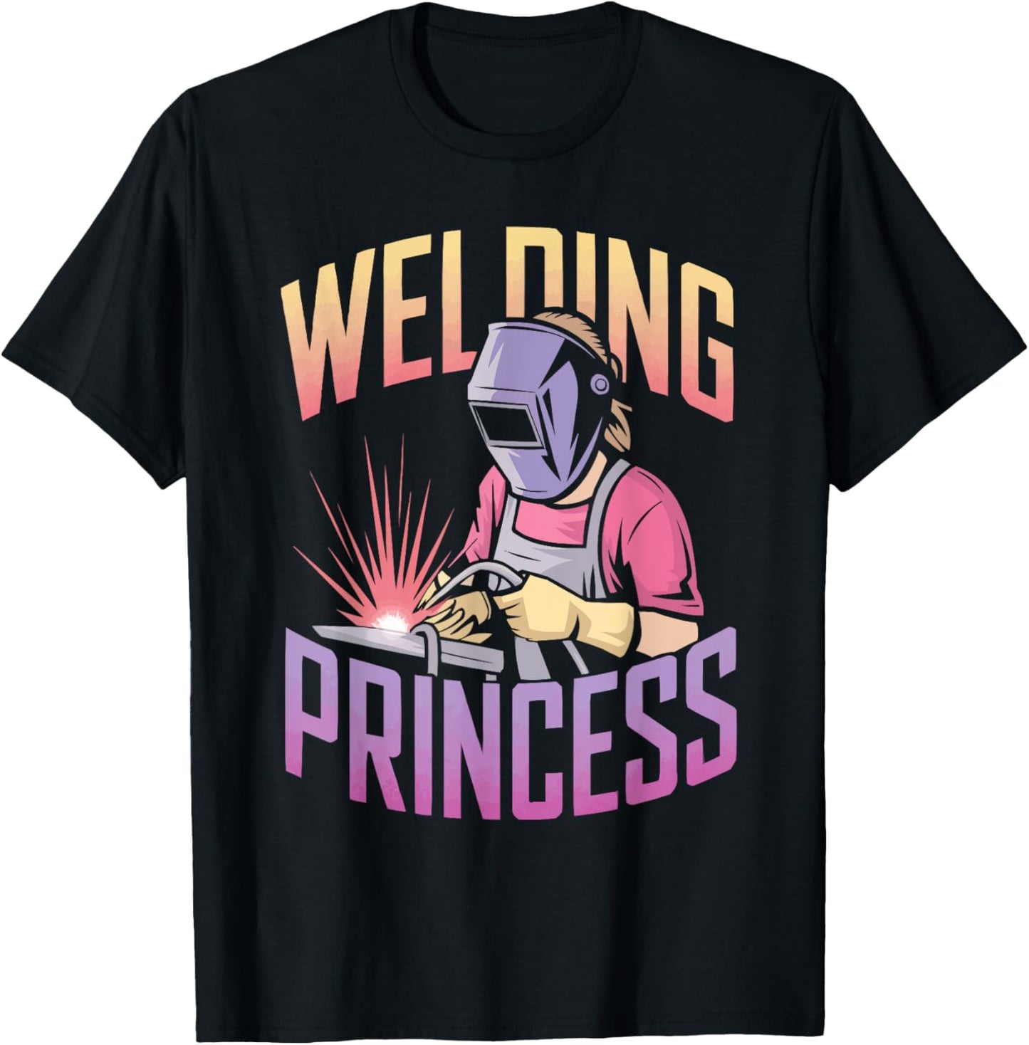 Welder Girl Weld Profession Metal Worker Welding T-Shirt
