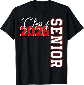 Senior 2026 Graduation My Last First Day Of Class Of 2026 T-Shirt
