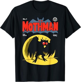 Mothman The legend comic Cryptid Hunter Gift T-Shirt