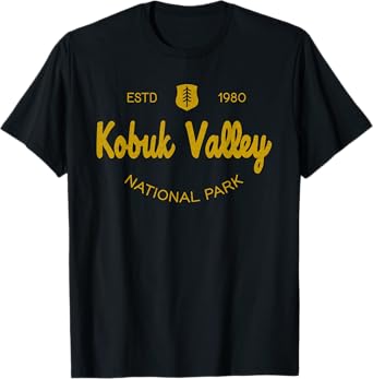Kobuk Valley National Park Classic Script Style Text T-Shirt