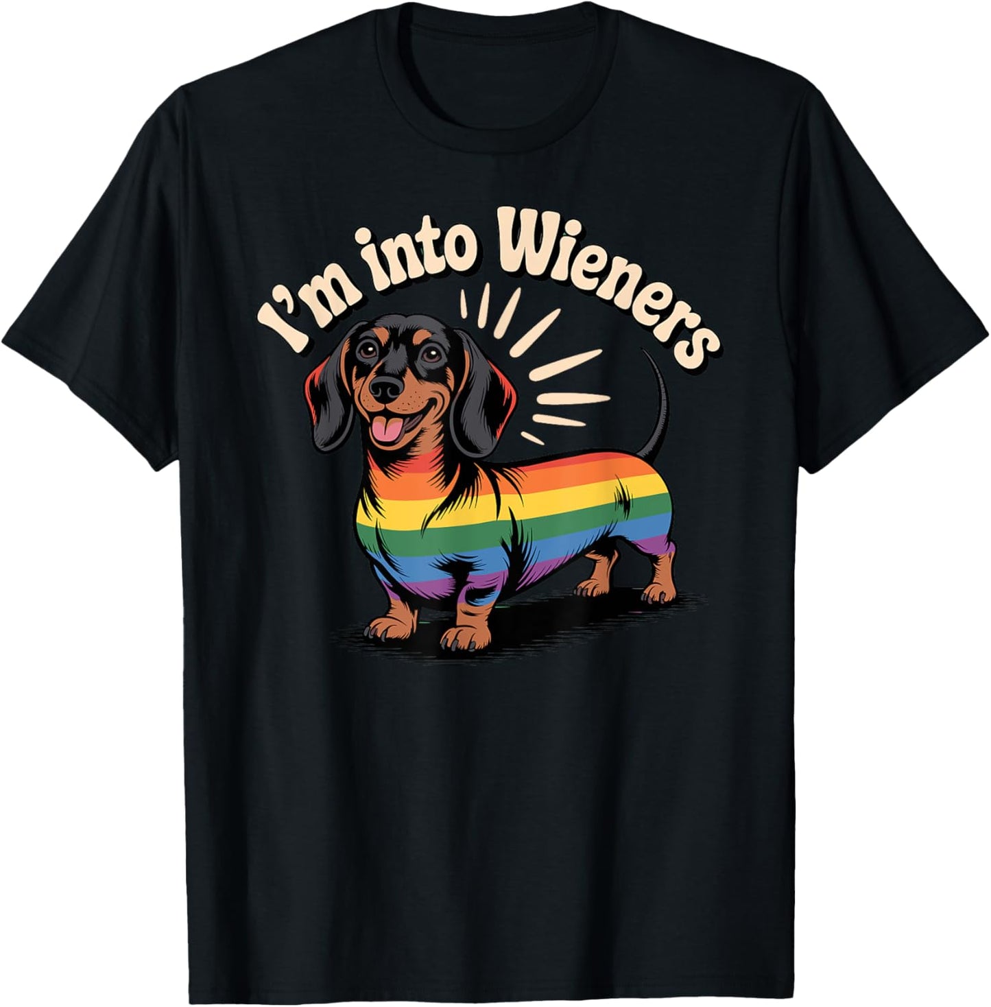 Wiener Dog LGBTQ Gay Pride T-Shirt