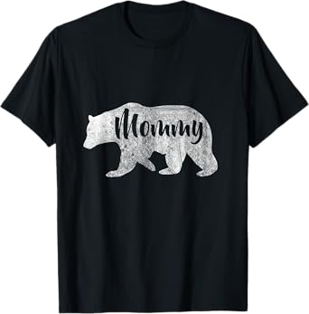 Woman's Mommy Bear T-Shirt Awesome Camping T-shirt T-Shirt
