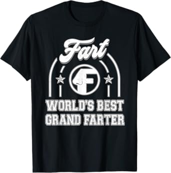 Mens World's Best GrandFarter Grandfather Fart Funny T-Shirt