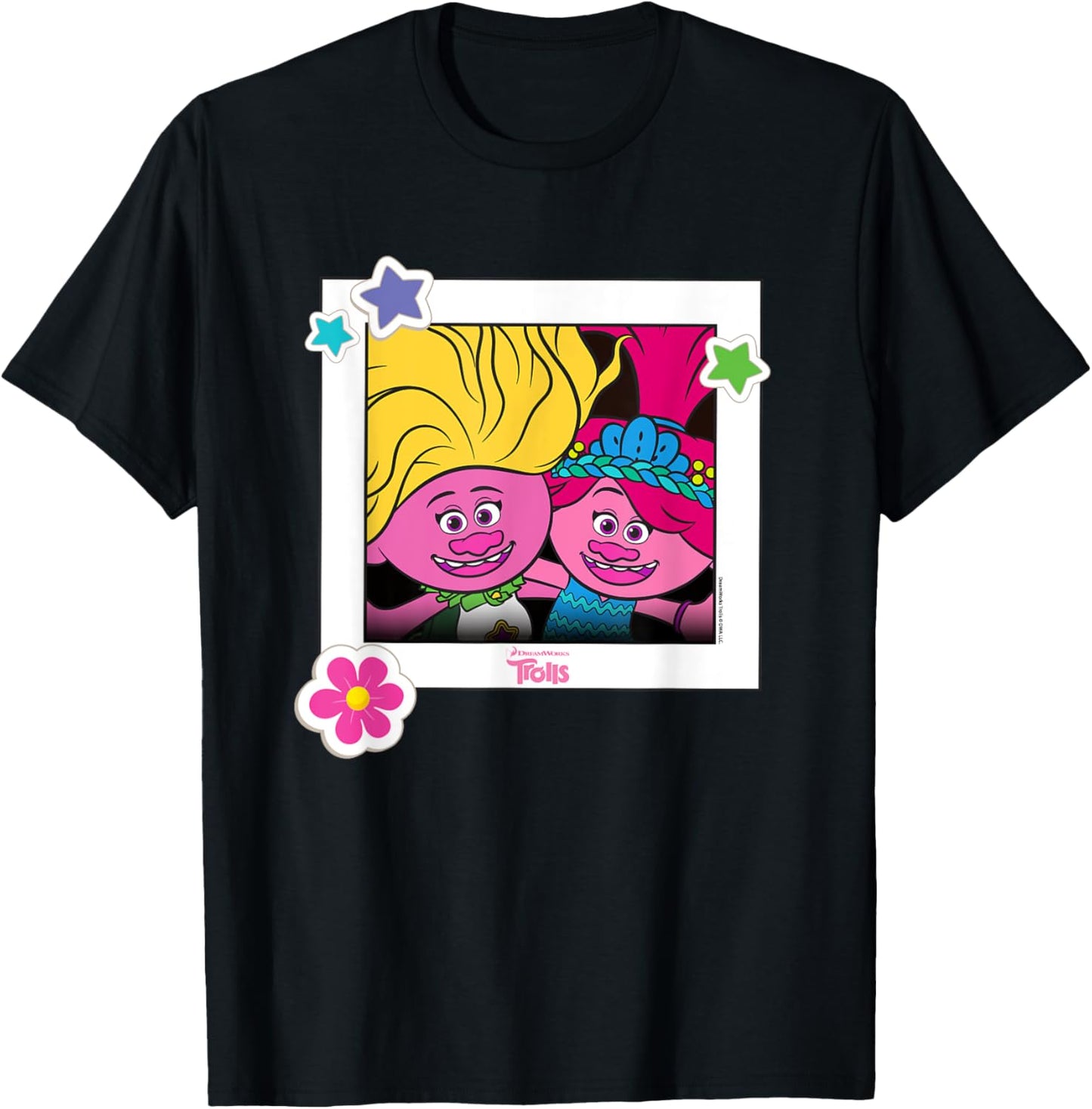 DreamWorks Trolls Poppy and Viva Cute Sister Selfie T-Shirt