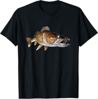 Walleye Fish Art Walleye Fishing Clothing Gift Fisherman T-Shirt