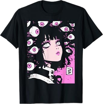 Horror Anime Manga | Japan Japanese Creepy Kawaii Goth T-Shirt