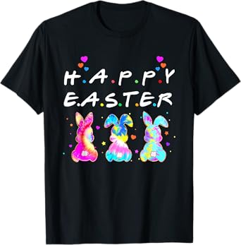 Happy Easter Cute Bunny Family Matching Easter 2025 Clothing T-Shirt