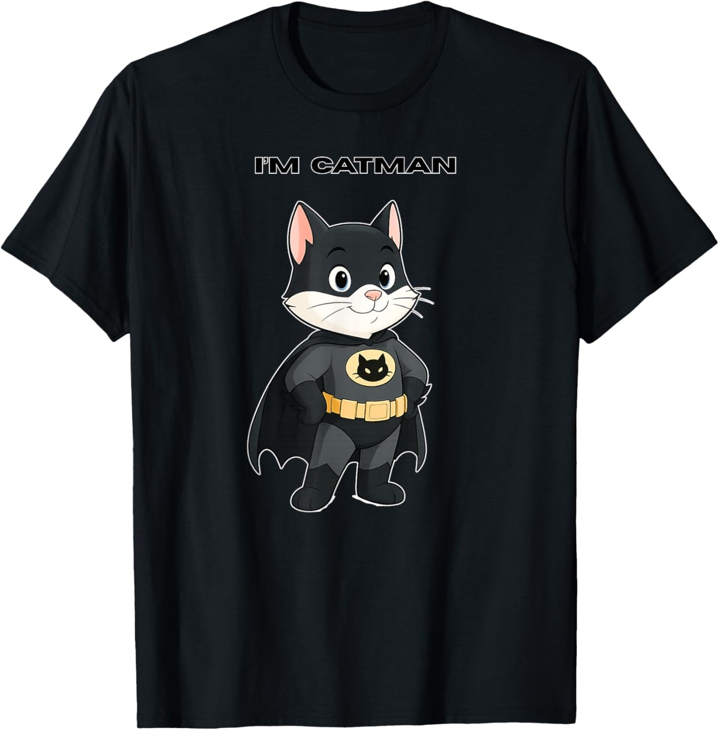 I'm Catman | cute cat funny original cartoon super hero T-Shirt