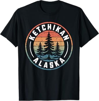 Ketchikan Alaska T Shirt Design for Travel Enthusiasts T-Shirt