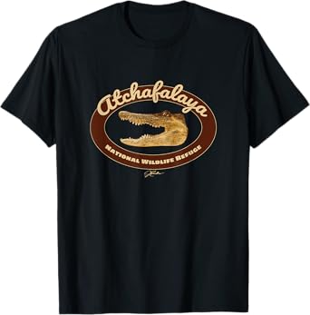 JCombs: Atchafalaya National Wildlife Refuge Gator T-Shirt