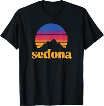 Vintage Sedona Arizona Retro Desert Sunset T-Shirt T-Shirt