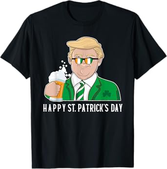 Happy St. Patrick’s Day Tee 2026 Funny Beer Shenanigans T-Shirt