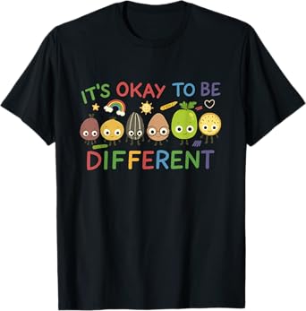 It's Okay To Be Different Cute Diversity back to school T-Shirt