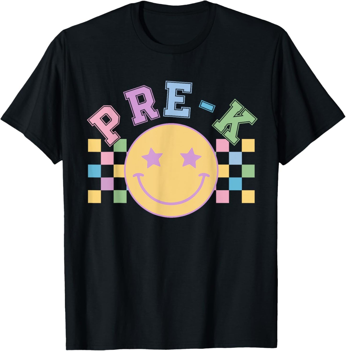 Pre-k Smile Face First Day Back To School Teacher Kid T-shirt by TeeBrew