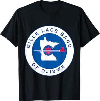 Seal of Mille Lacs Band of Ojibwe Indian Reservation USA T-Shirt