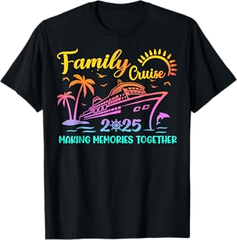 Family Cruise 2025 Making Memories Together Matching Group T-Shirt