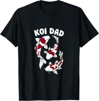 Koi Dad Funny Japanese Koi Fish Lover T-Shirt