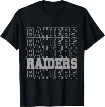 Raiders Name Usa Flag Gift Men Women Boy Girl T-Shirt