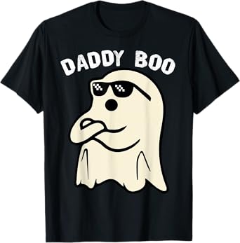 Daddy Boo Halloween Family Matching Costume Ghost Dad 2024 T-Shirt