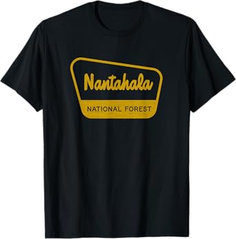 Nantahala National Forest Vintage Inspired Sign Graphic T-Shirt