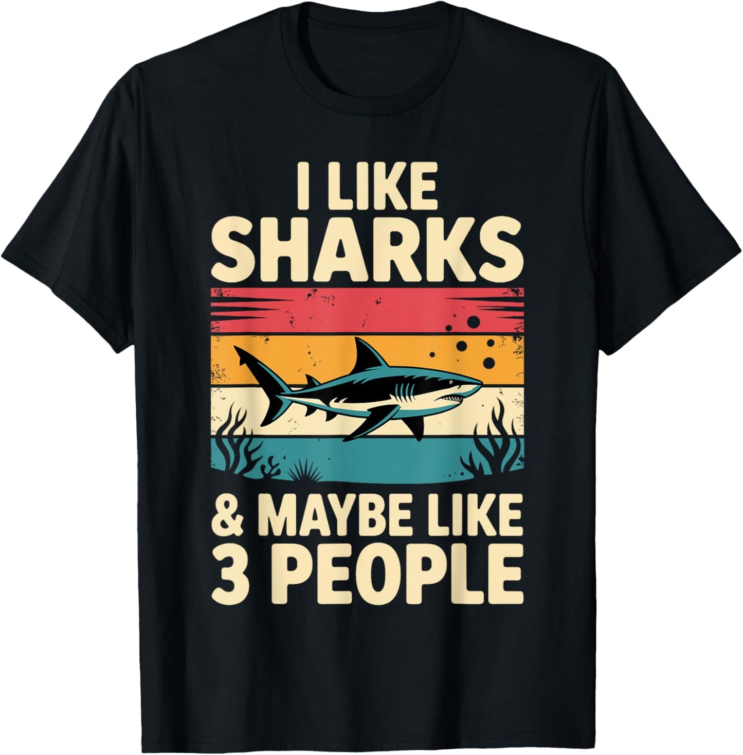 Cool Shark Novelty For Men Women Shark Themed Shark Lover T-Shirt