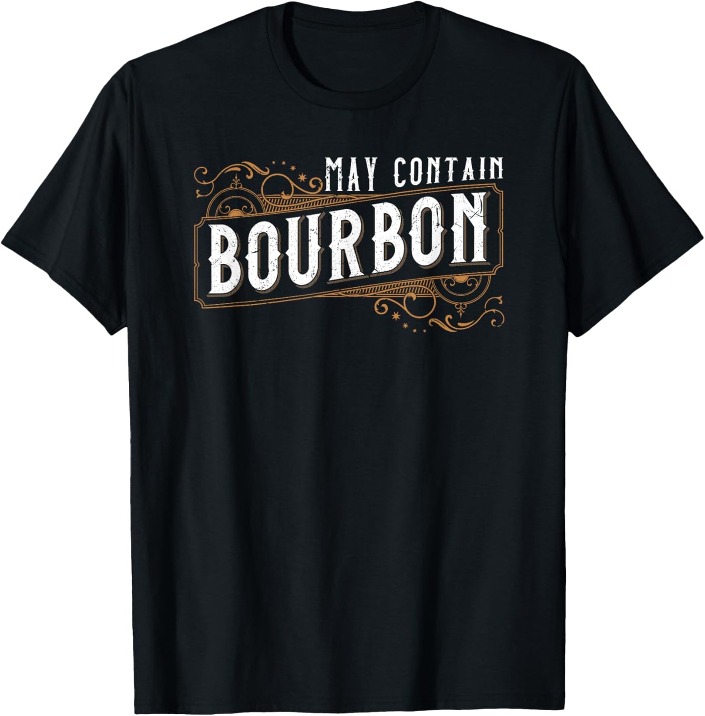 Bourbon Whisky Lover Vintage May Contain Bourbon T-Shirt