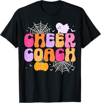Cheer Coach - Halloween Cheerleader Cheerleading Coach Gifts T-Shirt