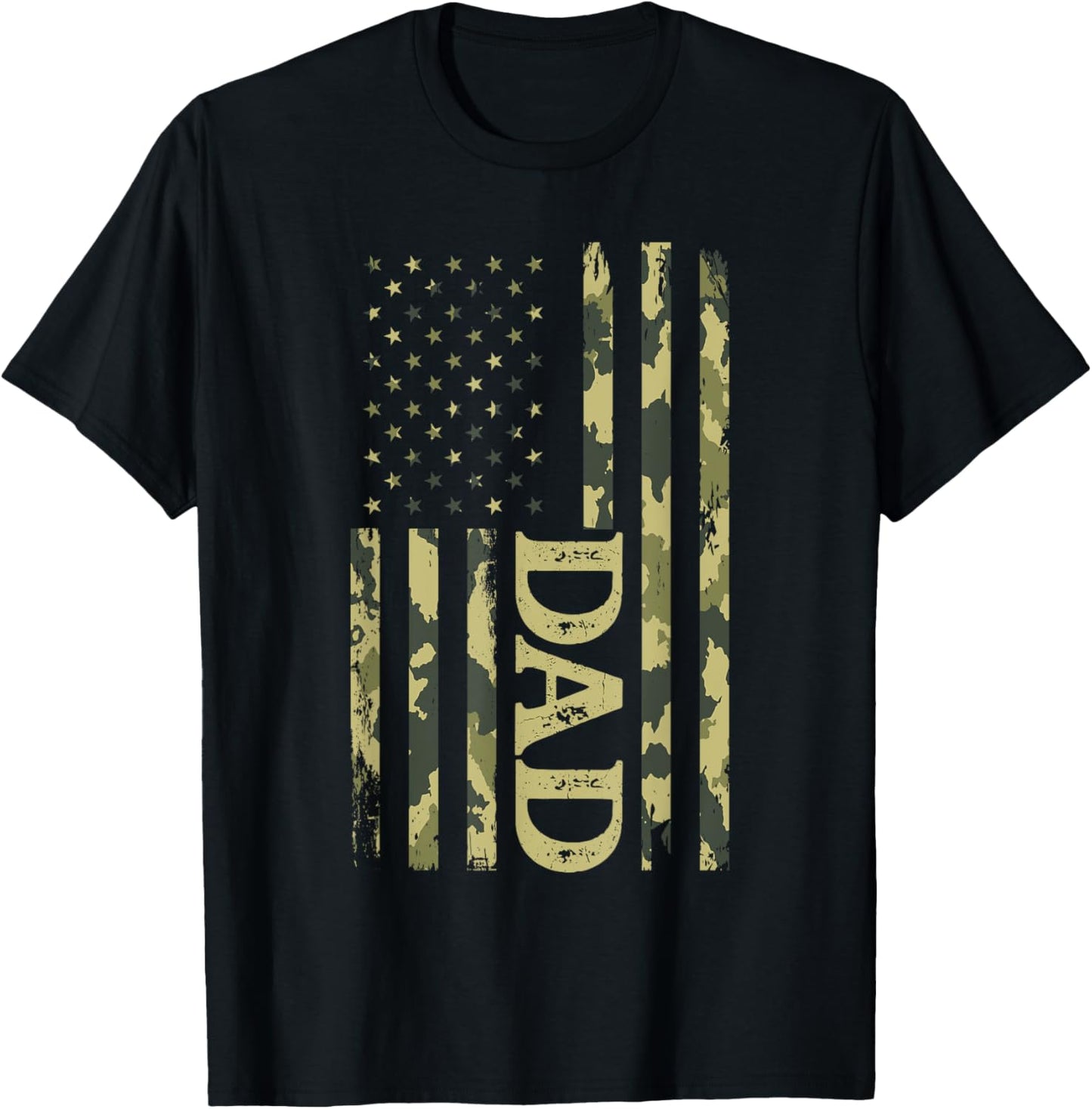 USA Patriotic Dad Father's Day American Flag 4th Of July Dad T-Shirt
